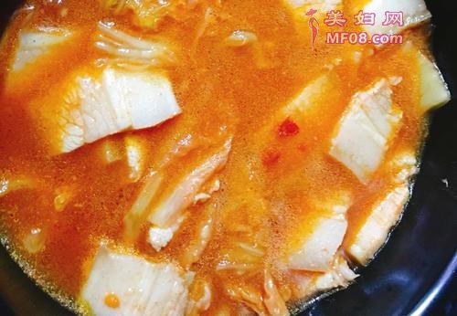 韩国泡菜豆腐汤的做法