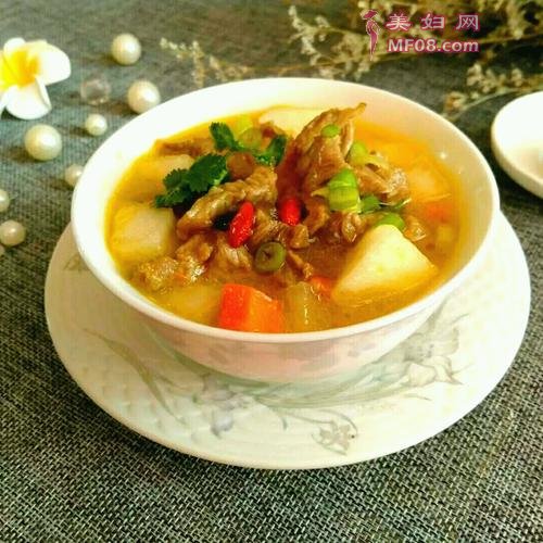 萝卜羊肉汤的做法
