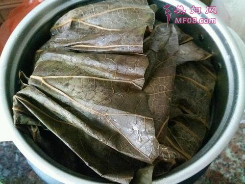 荷叶糯米饭的做法