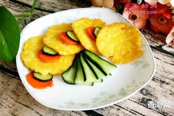 米饭鸡蛋饼