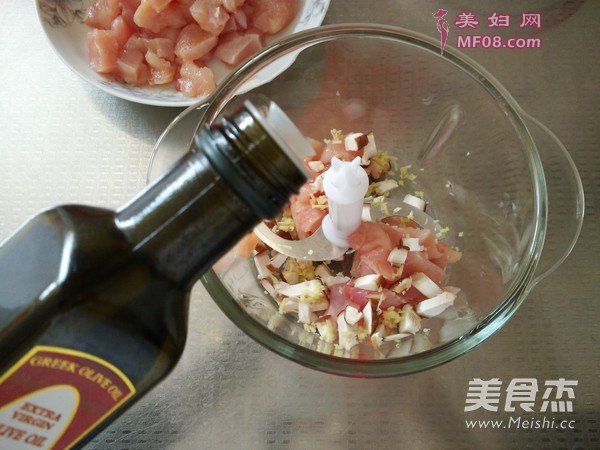 #婴儿7月-12月菜谱#三色鸡肉丸的做法