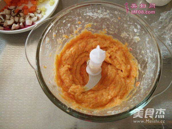 #婴儿7月-12月菜谱#三色鸡肉丸的做法