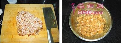 龙俐鱼猪肉馅水饺的做法步骤3-4