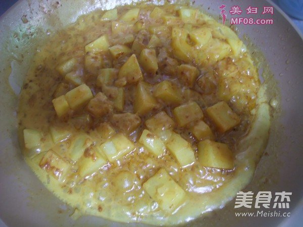 咖喱鳕鱼饭的做法