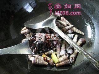 豆豉炒钉螺 