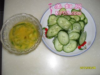 黄瓜炒蛋