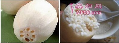 桂花糯米藕步骤1-2