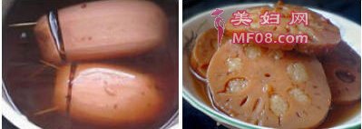 桂花糯米藕步骤5-6