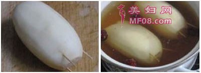 桂花糯米藕步骤3-4