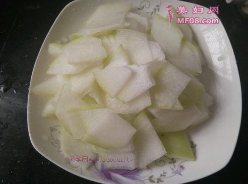 豆豉辣椒炒冬瓜的做法