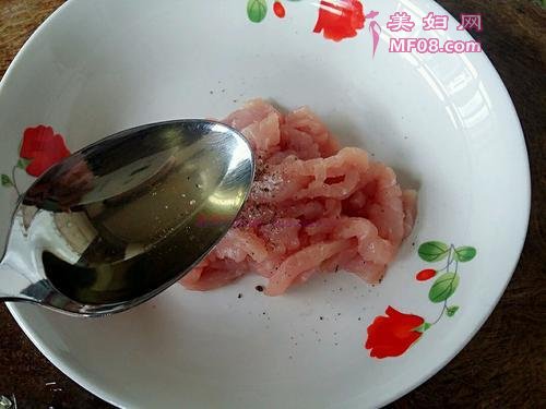 泡菜苕粉肉丝（酸辣版）的做法