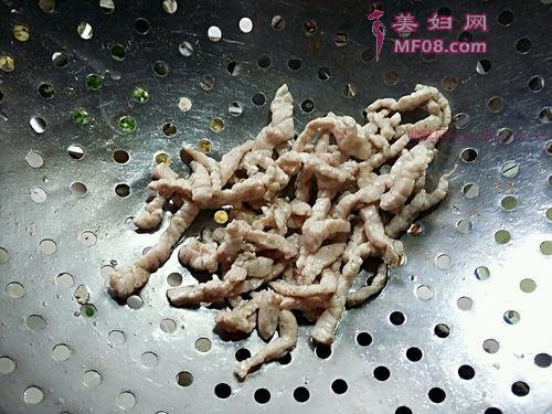 泡菜苕粉肉丝（酸辣版）的做法