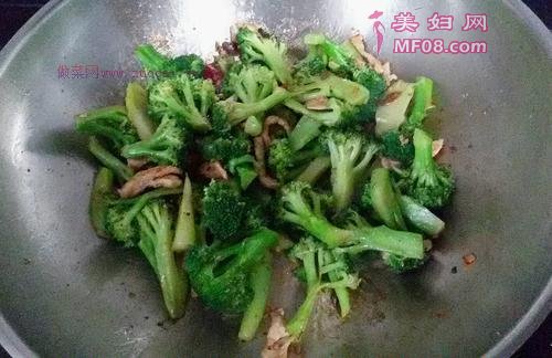  豆豉炝炒西兰花的做法