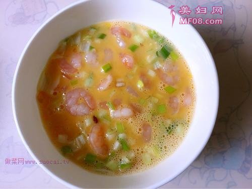 虾仁滑蛋的做法