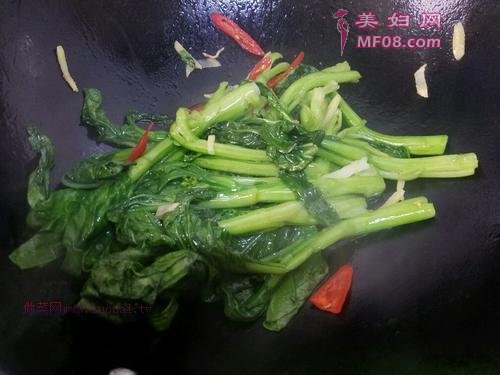 清炒菜心的做法