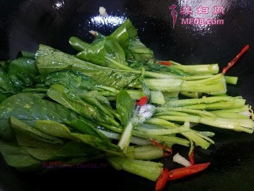 清炒菜心的做法