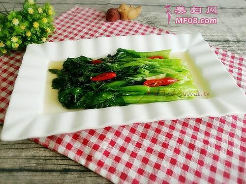 清炒菜心的做法