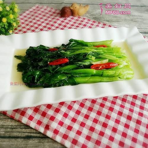 清炒菜心的做法