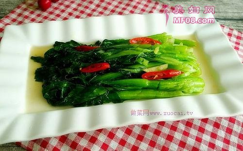 清炒菜心的做法