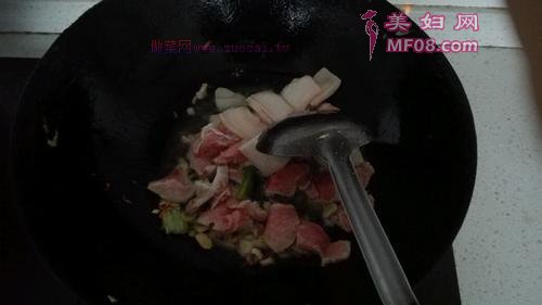 肉炒杏鲍菇的做法