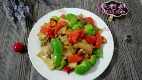 肉炒杏鲍菇的做法