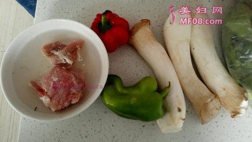 肉炒杏鲍菇的做法