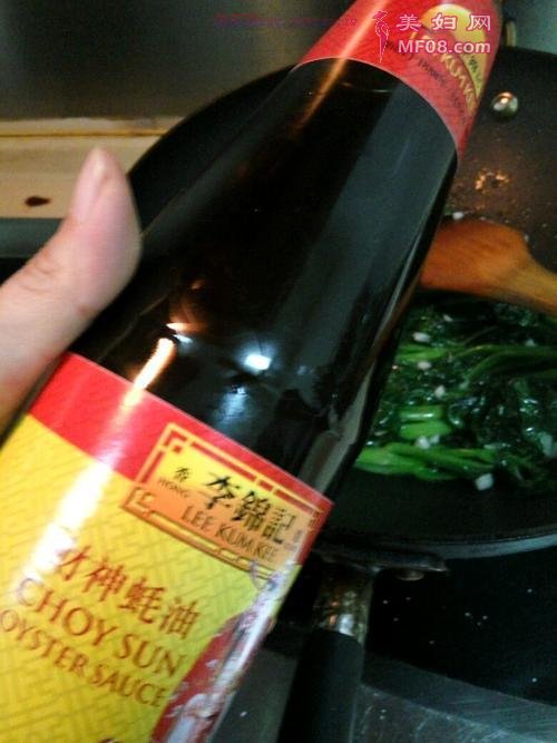 蚝油木耳菜的做法