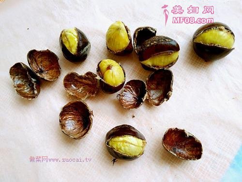 烤香油栗的做法