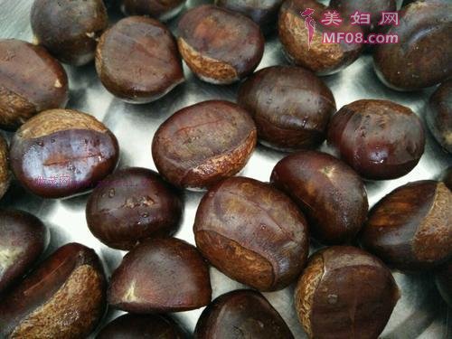 烤香油栗的做法