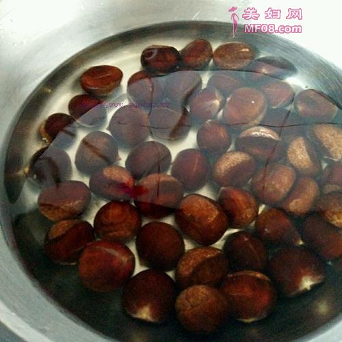 烤香油栗的做法
