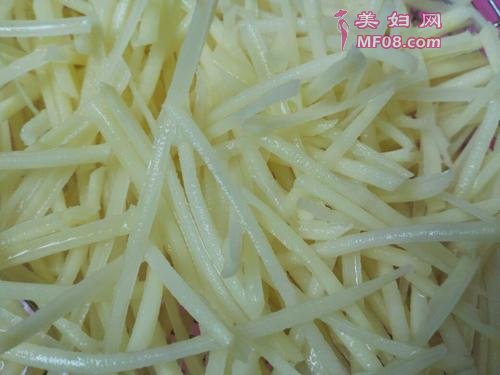 酸辣土豆丝的做法