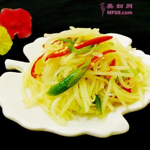 酸辣土豆丝的做法