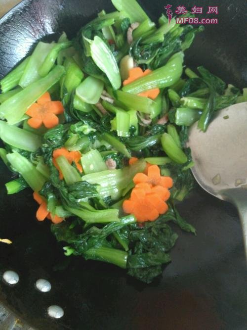 炒油菜的做法