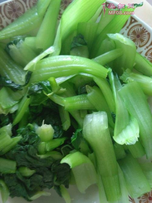 炒油菜的做法