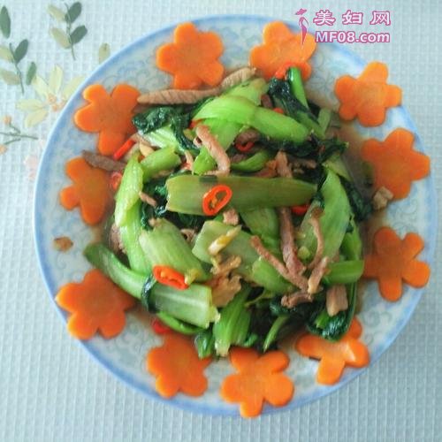 炒油菜的做法