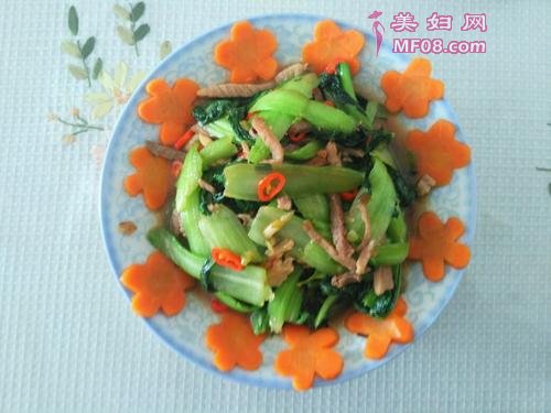 炒油菜的做法