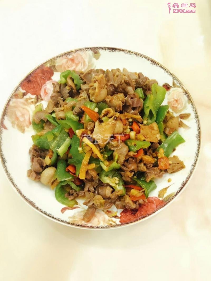 辣炒鸡胗的做法