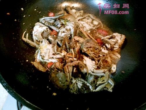 香炒切蟹的做法