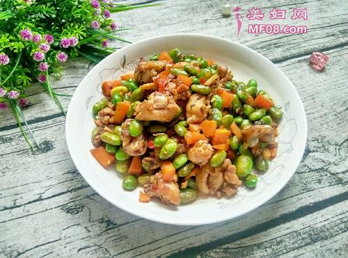 红烧毛豆米的做法