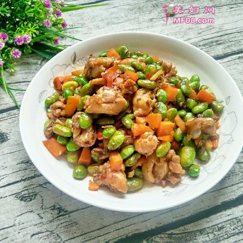 红烧毛豆米的做法
