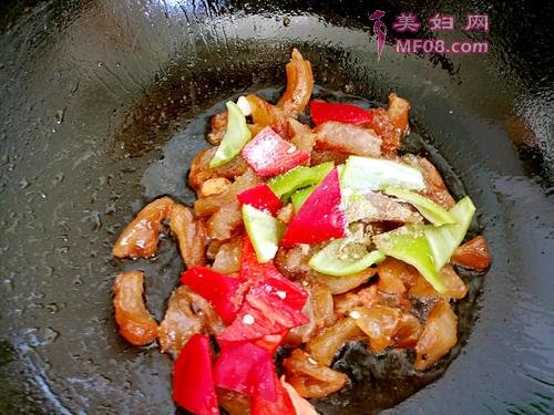 炒牛筋的做法