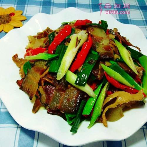 干笋炒腊肉的做法