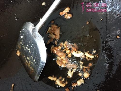 肉渣空心菜的做法
