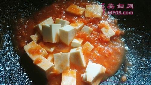 番茄浓汁烧豆腐的做法