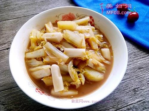 年糕土豆炖白菜的做法