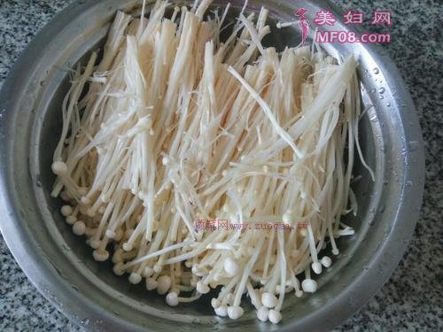 蒜蓉金针菇的做法