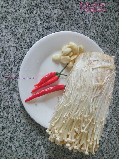 蒜蓉金针菇的做法