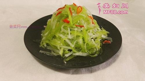 凉拌双丝的做法
