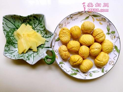 红薯栗子糖水的做法