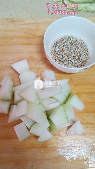 冬瓜薏米糖水的做法步骤：3